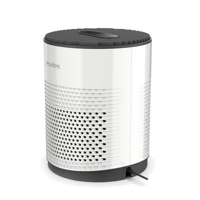 White Hepa Filter Desktop Air Purifier For Smoke 100V-240V 50Hz 60Hz